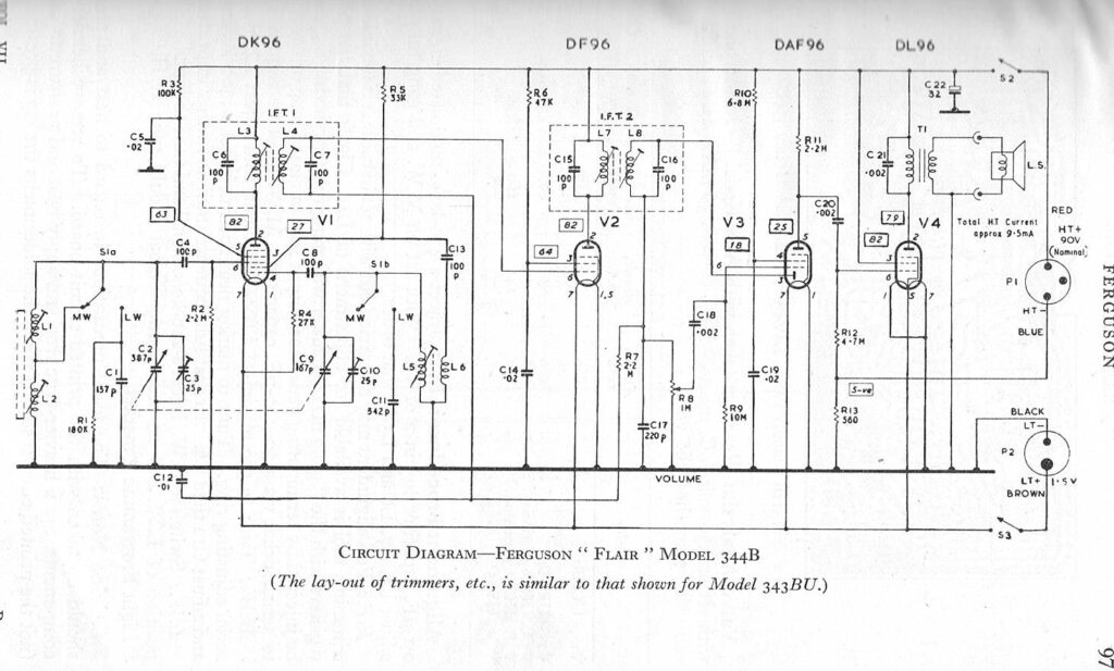 A Circuit diagram of the Ferguson Flair