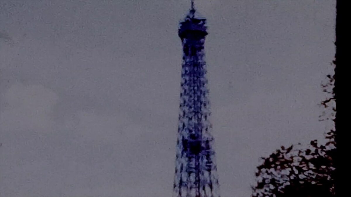 Scenes from a film made by an amateur film maker in Paris in 1969