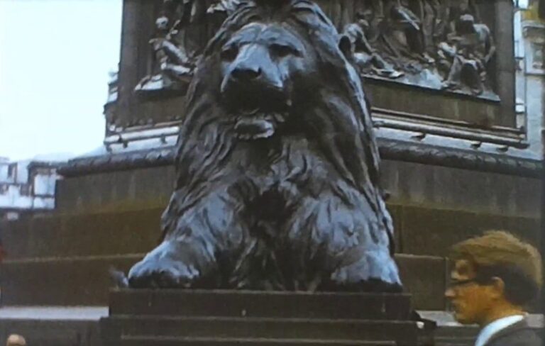 A still from a family's visit to London in about 1965