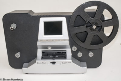 Scanner used to convert 8mm films to digital
