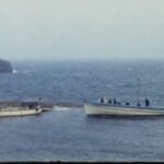 A scene from a vintage home movie taken in 1966 on the Scilly Isles