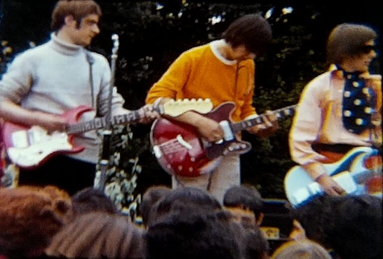 Still image from a vintage home movie of Tring Carnival taken in the 1970s