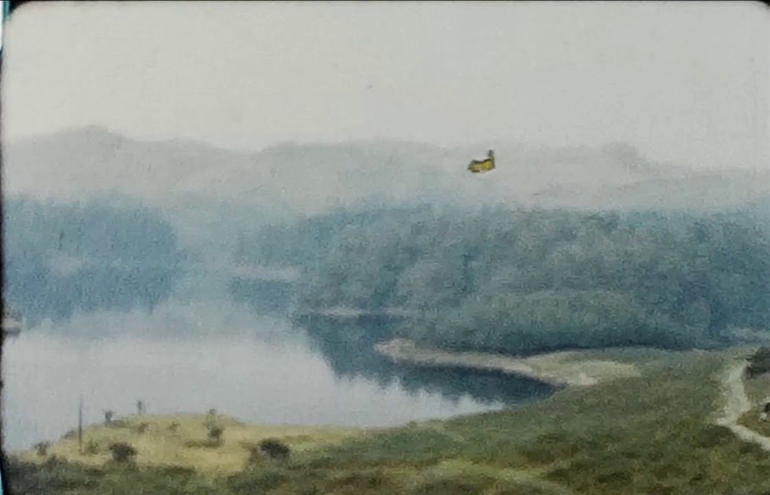 A Still image from a vintage home movie showing a holiday in Scotland in the summer of 1957.