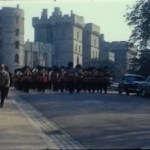 A Still image from a standard 8 film showing Windsor Castle