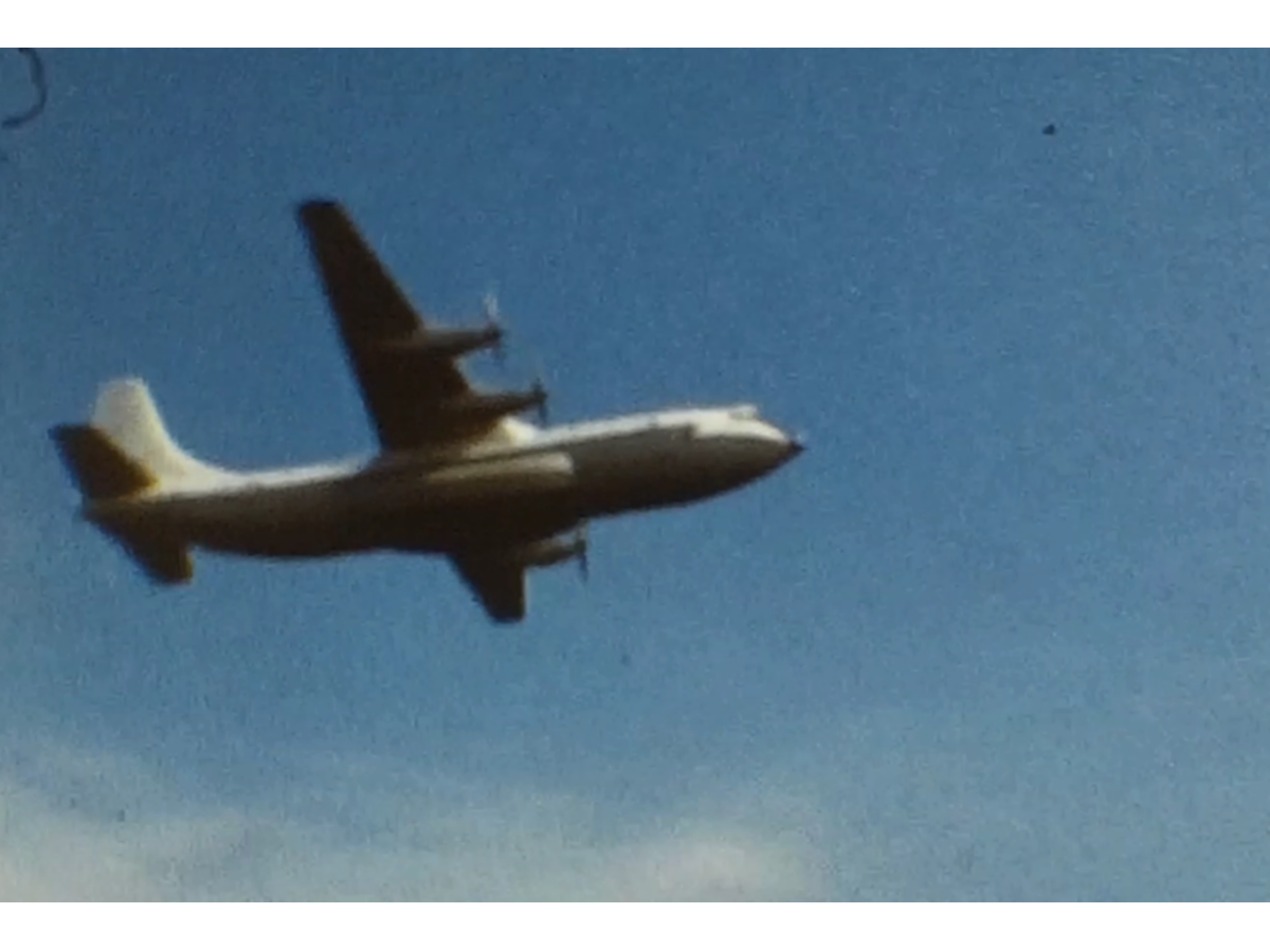A still image from a 1970s film of an Air Display