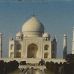 A still image from a vintage home movie of Delhi in India shot in the 1960s