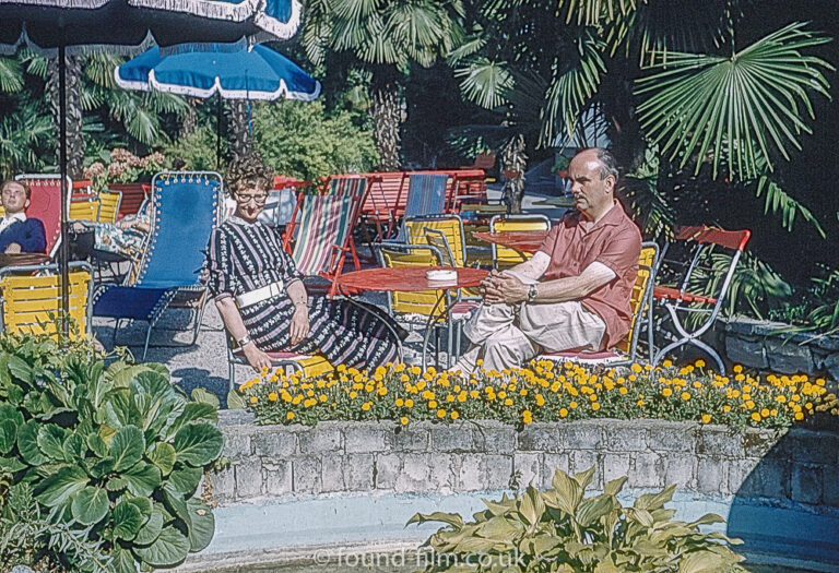 A cafe in Switzerland in about 1962