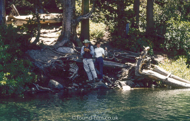 A couple fishing