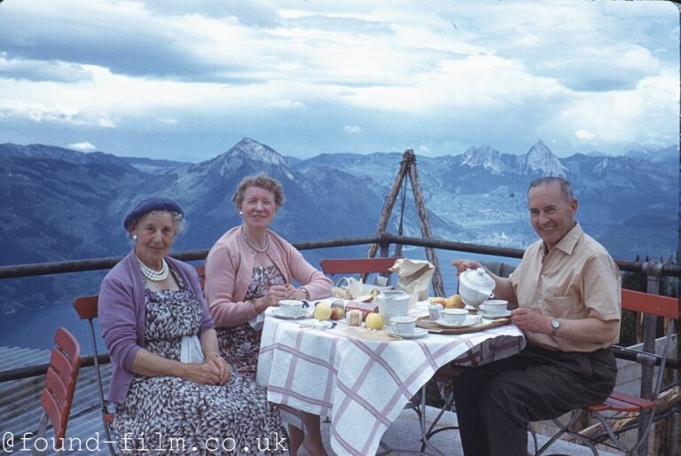 A Mountain top cafe in Switzerland – 1961