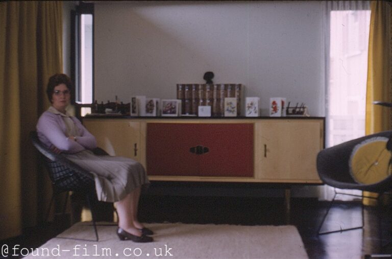 A Portrait in a smart 1950s interior, 1958