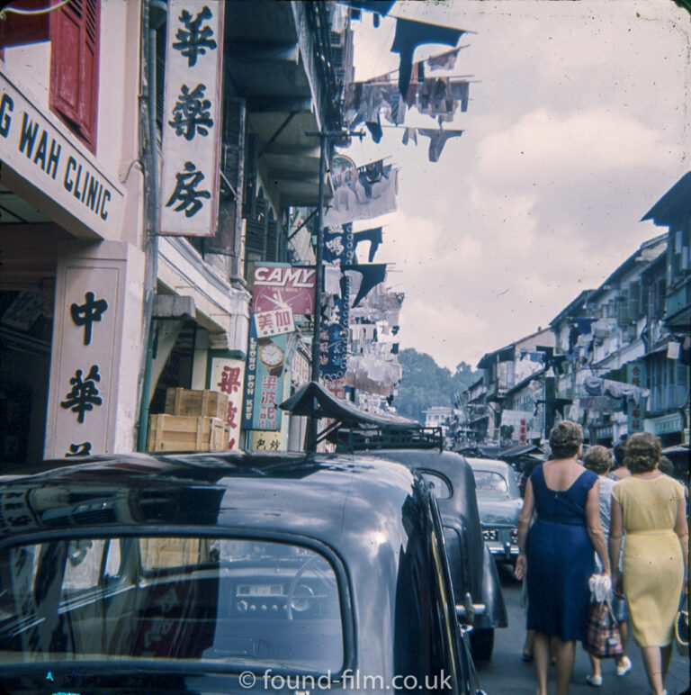 A street in Singapore from the early 1960s