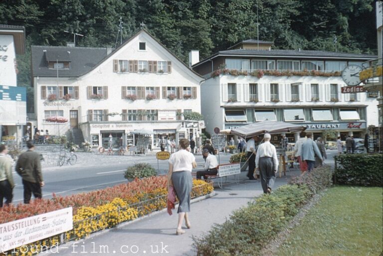 A Street in Vaduz, Liechtenstein in 1959