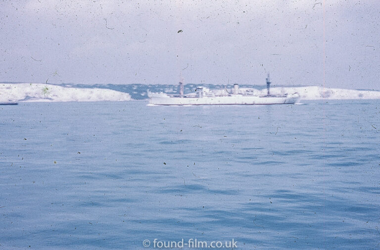 A warship at dover