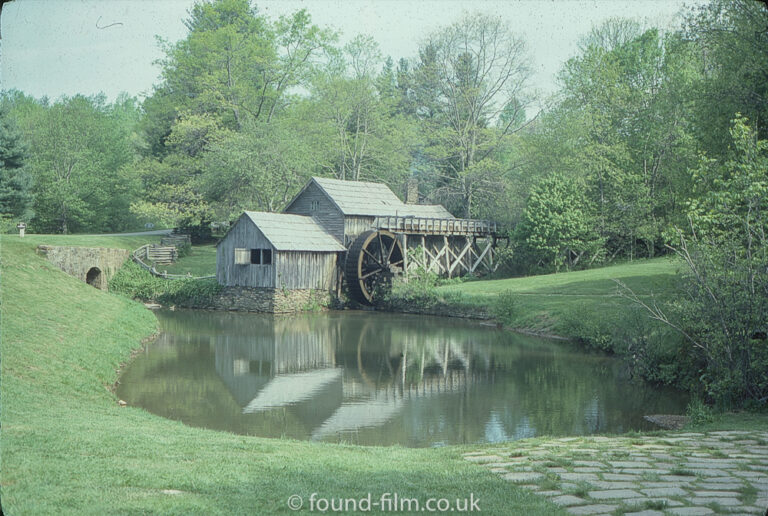 A Wooden construction Water Mill, July 1977