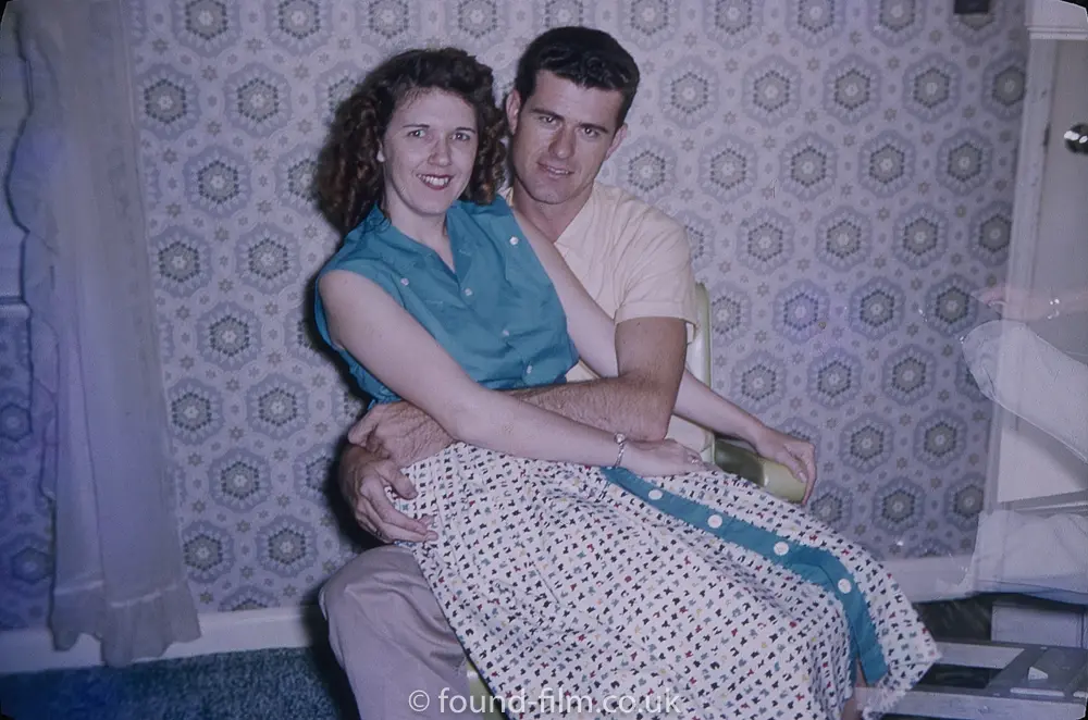 A Young American couple, probably 1950s