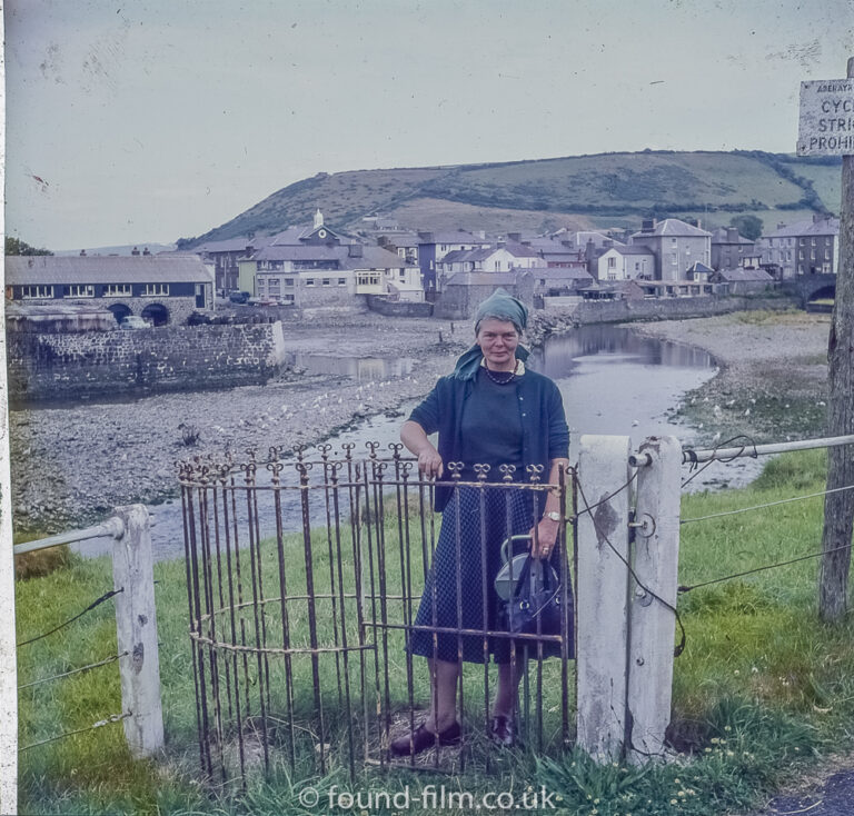 Portrait by river in Aberaeron, Wales