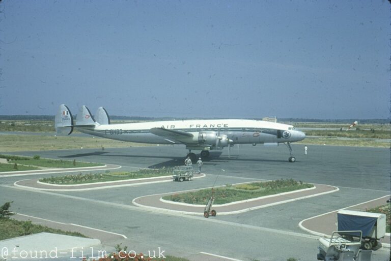 Air France turboprop aircraft in Corsica, 1962