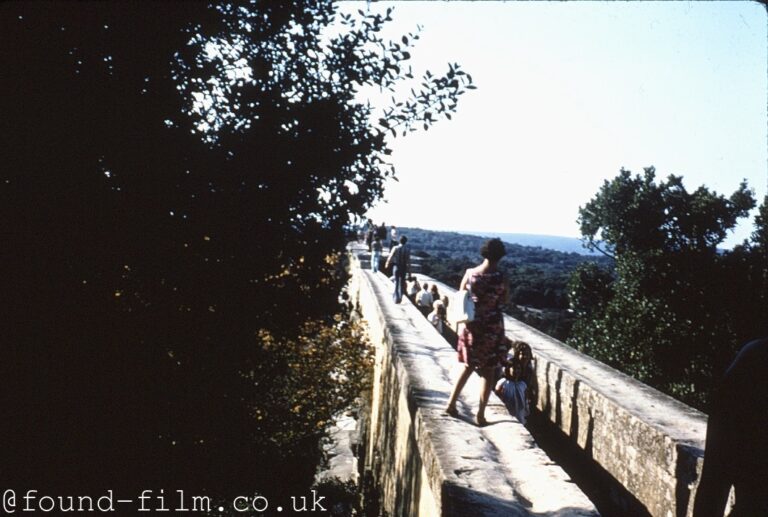 An aqueduct and people carrier in France- 1974