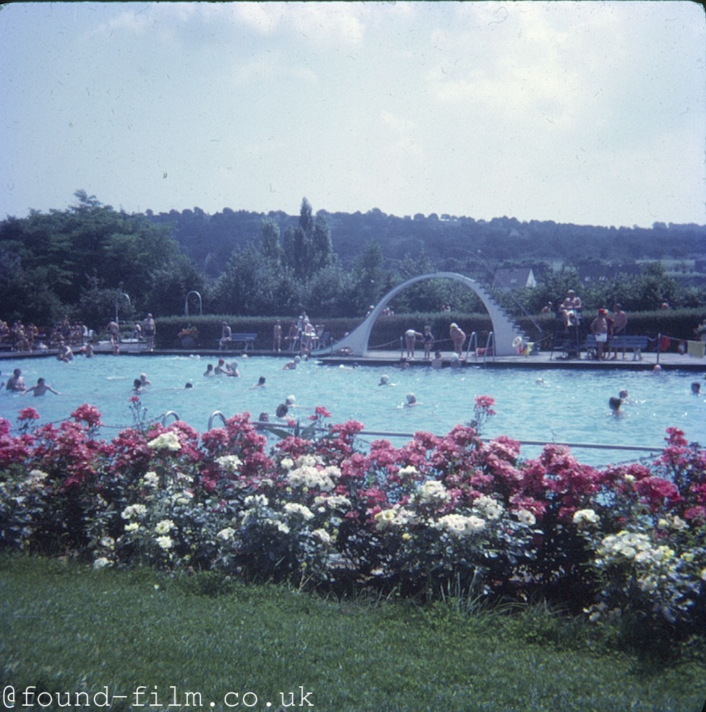 An outdoor swimming pool - July 1971