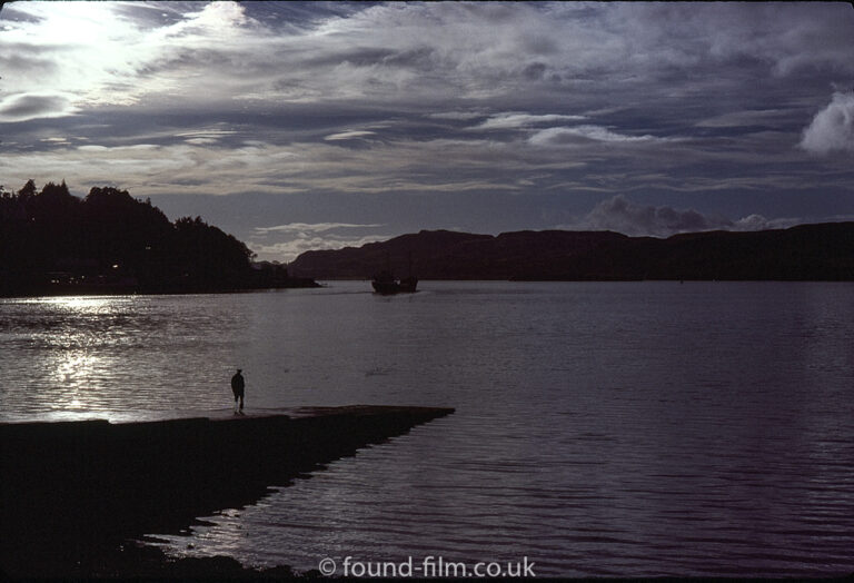 Beautiful silhouette seascape – September 1980