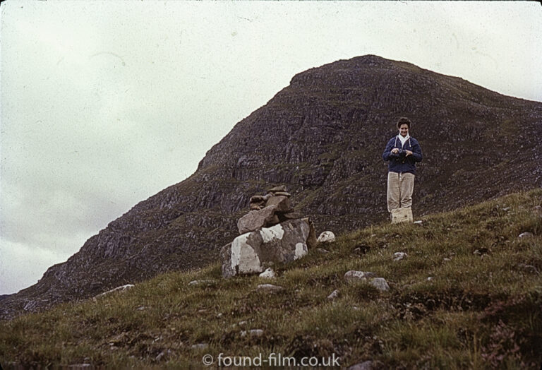 Woman on Ben Damph mountain, December 1966