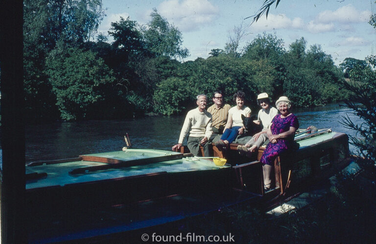 Woman and child on a boating holiday – July 1966