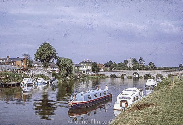 Boats at Bidford-on-Avon in 1974