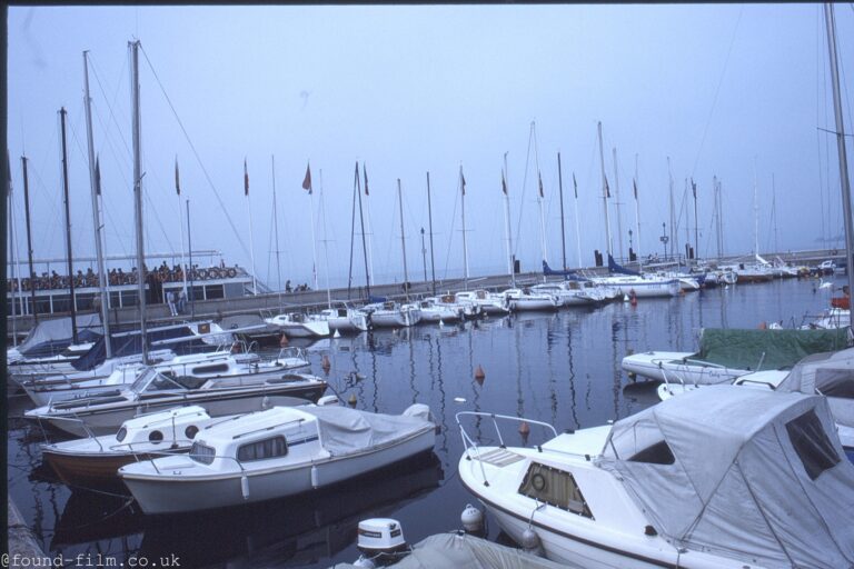 Boats at Lake Garda, Italy in October 1993