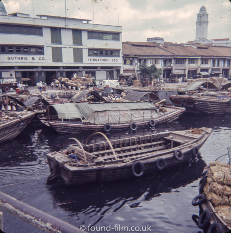 Singapore harbour near Guthrie and Co