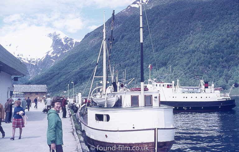 Boats at an alpine quay