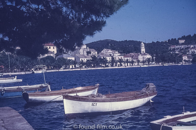 Boats tied up