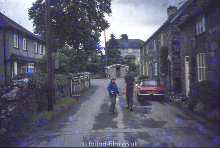 Two boys in a street