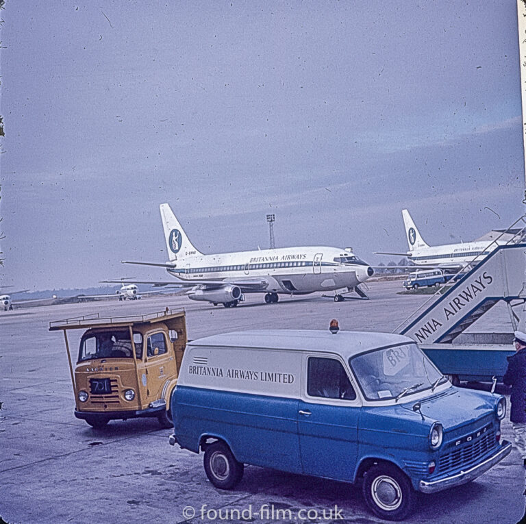 Britannia Airways boeing 737 on runway