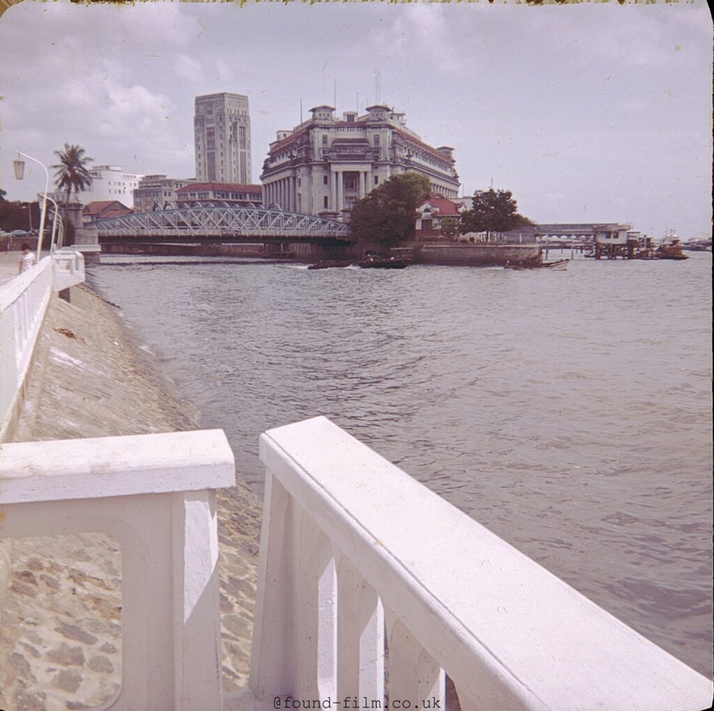 Building by the sea in 1960s Singapore
