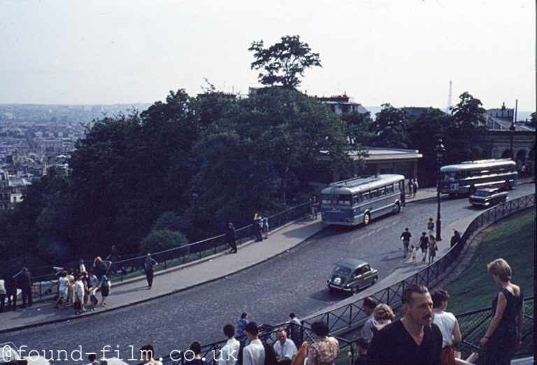 By the Sacré-Cœur cathedral in Paris, c1965