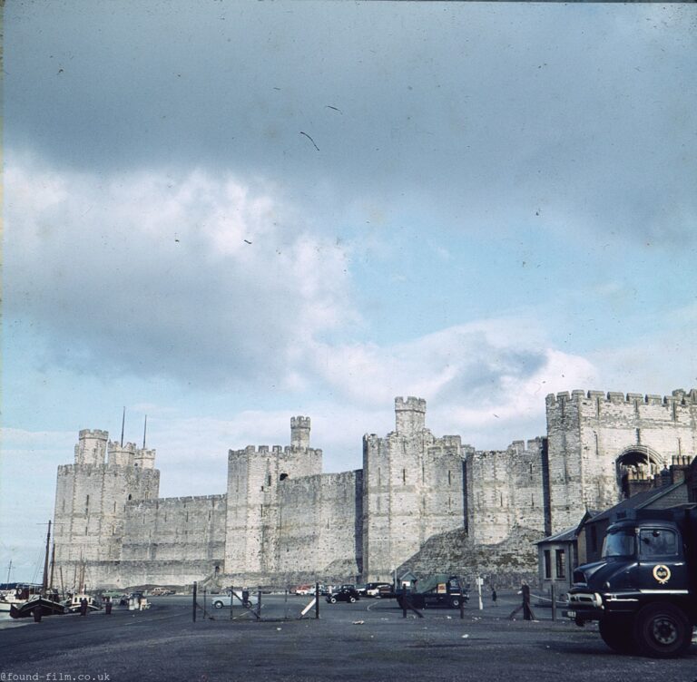 Caernarfon Castle in about 1959