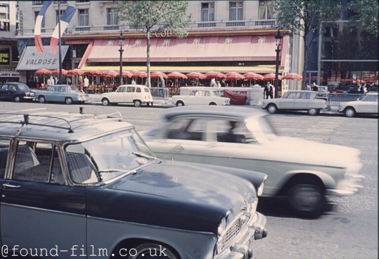 Cars on a Paris street, c1965