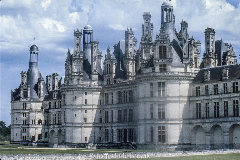 The Château de Chambord in France in August 1980