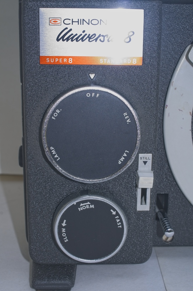 Chinon Universal 8 projector - Main controls