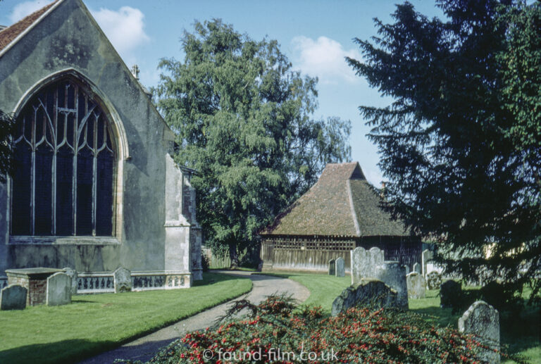 Church at East Bergholt, Suffolk,  October 1968