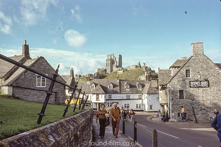 Corfe Castle in 1978