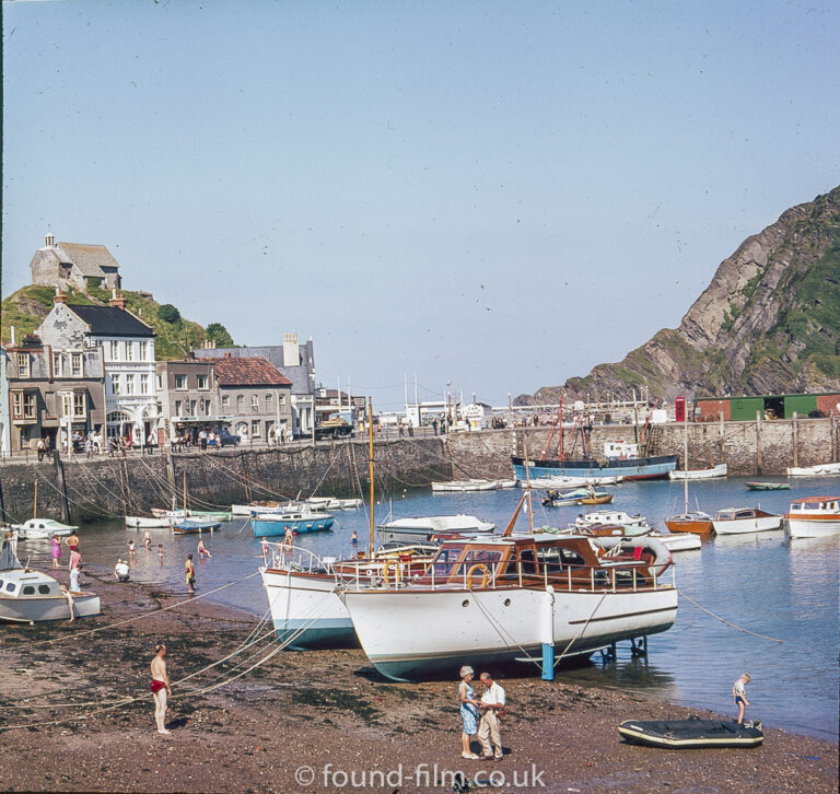 A Cornish fishing village in the mid 1970s