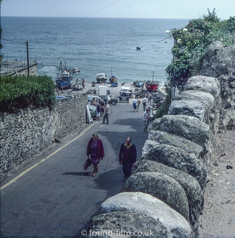 Cornish Village seaside fishing village July 1982