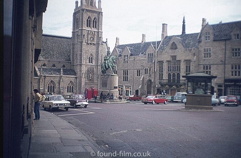 Durham market place, probably 1970s