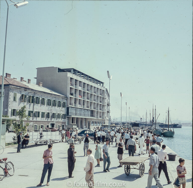 By the waterfront in a European City