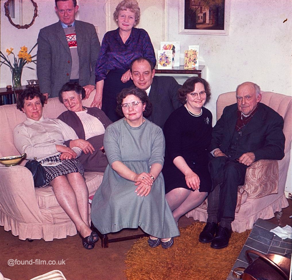family group at home c1960