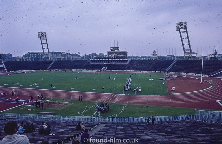 The Ferenc Puskas Stadium Budapest in the 1960s