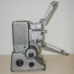Specto 500 8mm cine projector - Film arms raised for projection