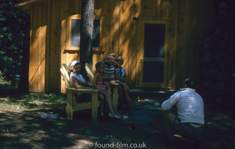 Family holiday scene