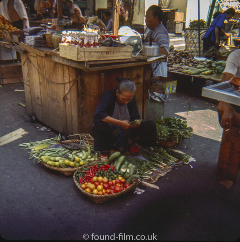 Fruit and veg seller in Singapore